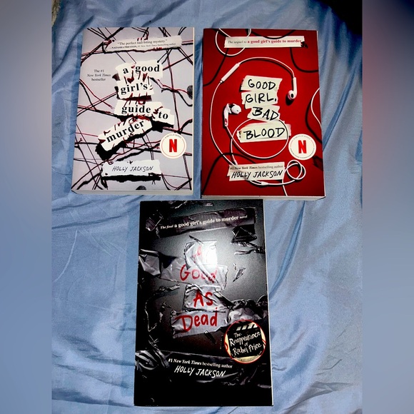 Holly Jackson Book Set - Red, Black, White Covers - Picture 1 of 4